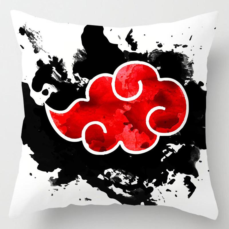 Luxurious Anime Naruto Cushion Cover With Cartoon Logo For Stylish Home Decor