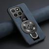 For Magsafe Wireless Charging Cover For Xiaomi 15T Pro 17T Pro PU Leather Shockproof Ring Stand Holder Case For Xiaomi 17 Max