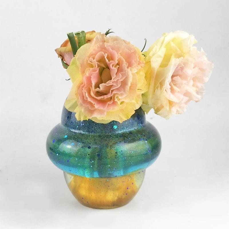 Vase Resin Mold Silicone Flower Vase Resin Mold Plant Propagation Station Mold Crystal Epoxy Mold for DIY Home Decors