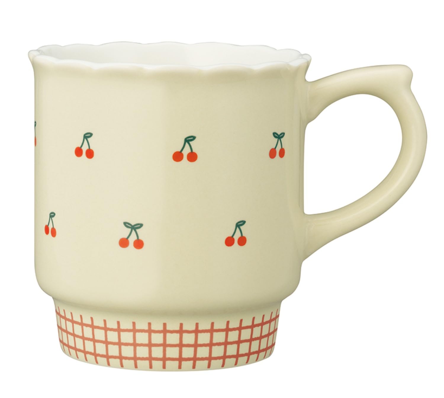 

Decore Corporation Fruity Mug, Cherry, Size Approx. 8 x 10.8 cm, H8.7 cm, MG-38673