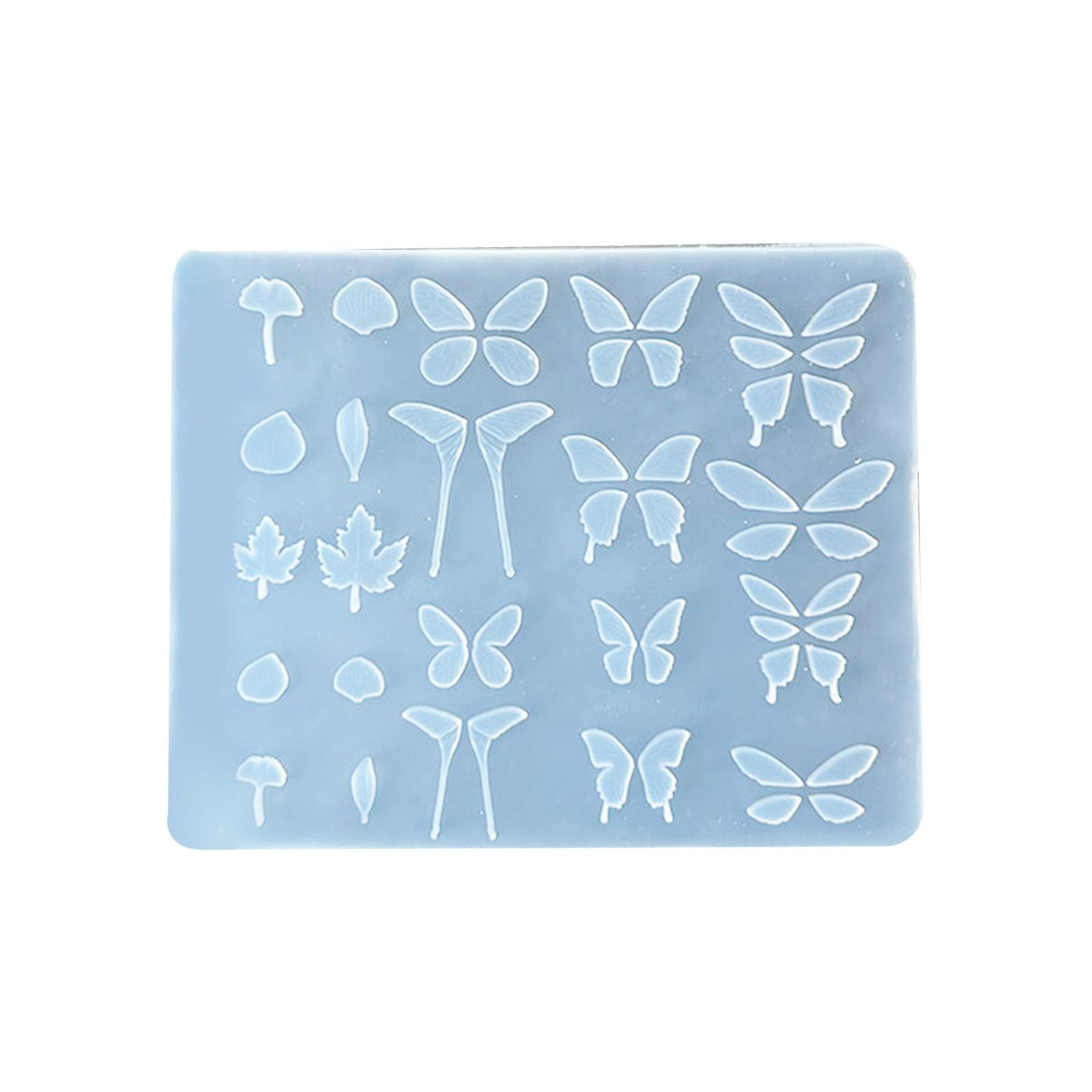 

Reusable Silicone Nail Stamp With 3D Butterfly Design For DIY Manicure Art And Nail Charm Creation