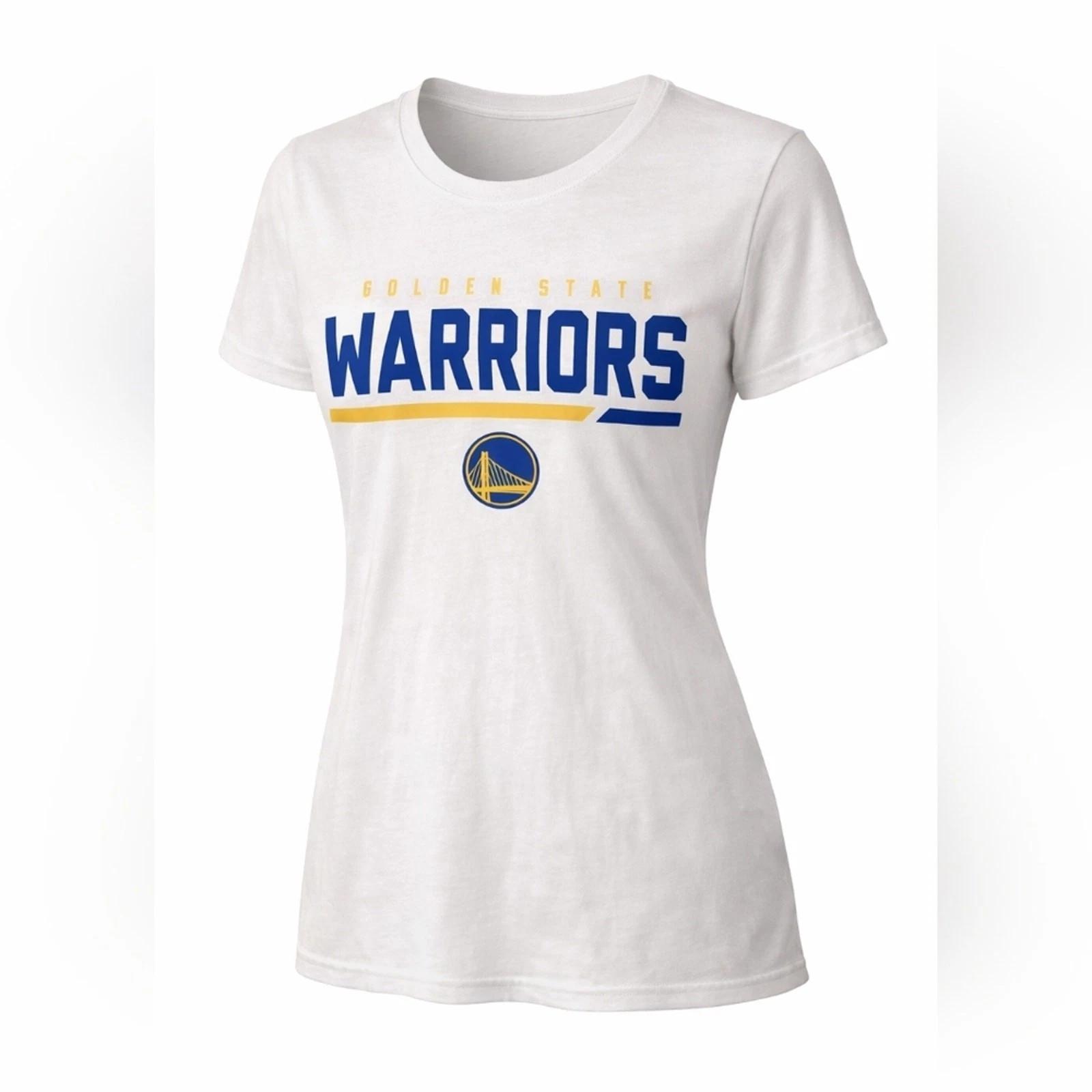 Golden State Warriors White Graphic T-Shirt Unisex XL NBA Fan Tee 2XL