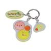 Sun-Star Stationery Watermelon Game Keychain, Acrylic, Pattern B, S8347409