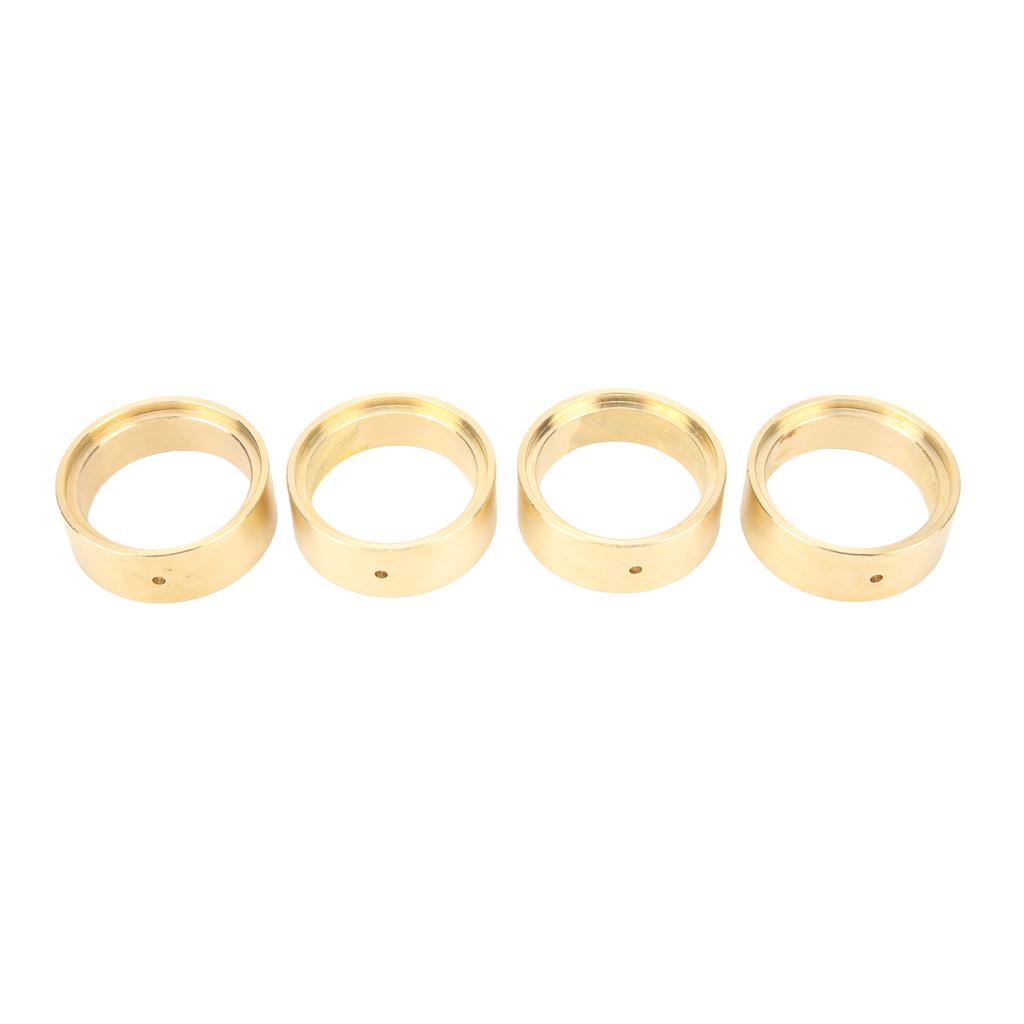 4pcs RC Brass Wheel Weights High Accuracy Wheel Weights Counterweights for FMS FCX24 1/24 RC Cars Gold