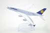 TANG DYNASTY 1/400 16cm Lufthansa Airlines Airbus A380 Alloy Airplane Model Toy