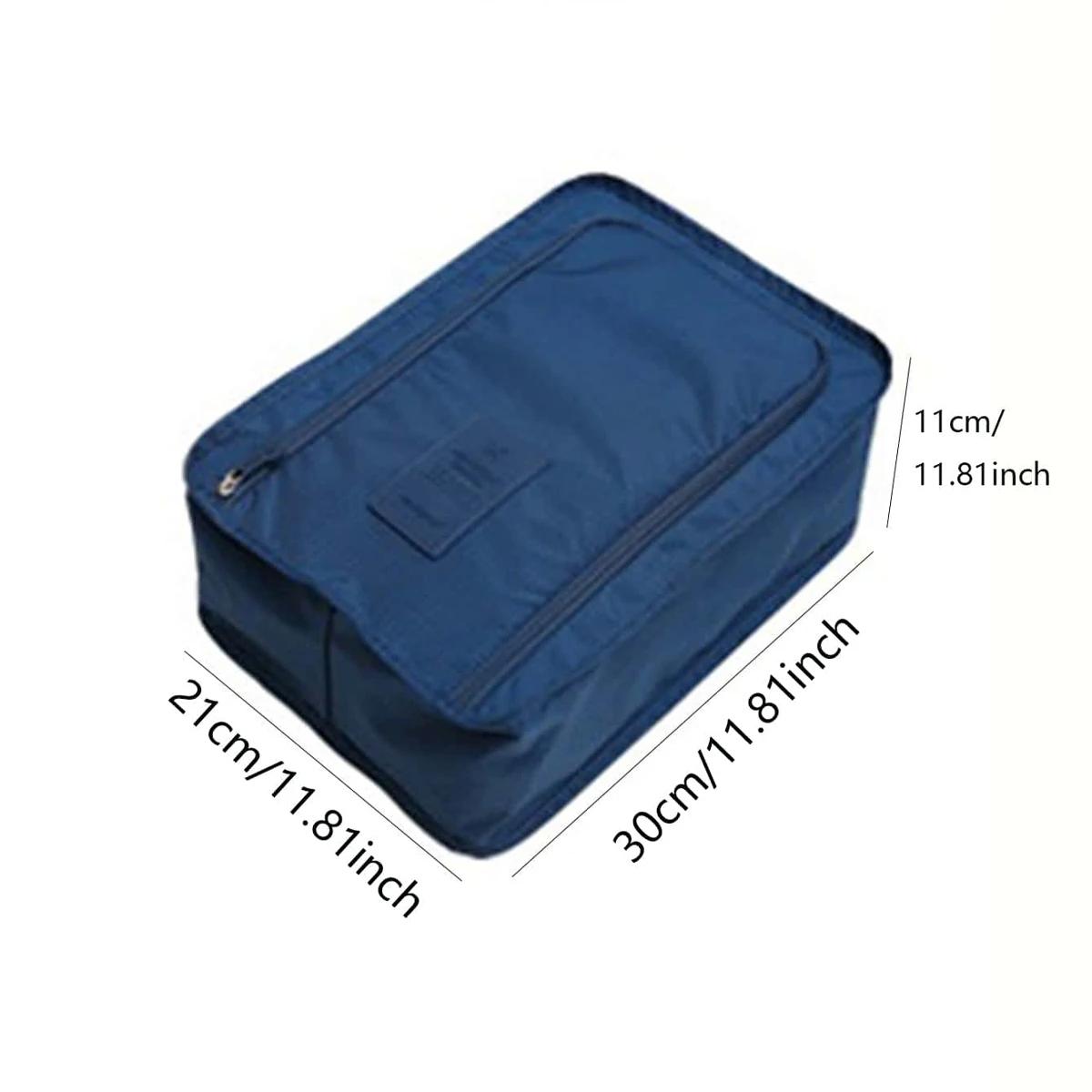 

1pc-Portable Folding Shoes Storage Bag Multifunctional Waterproof Travel Shoes Bag Pouch Organizer