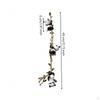 Climbing Panda Ornament Leaf Accents Vine Decoration Look for Garden, Balcony, Indoor