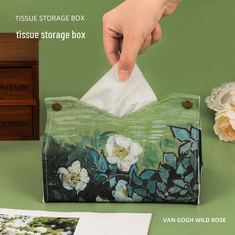 LIEI Oil Painting Tissue Box