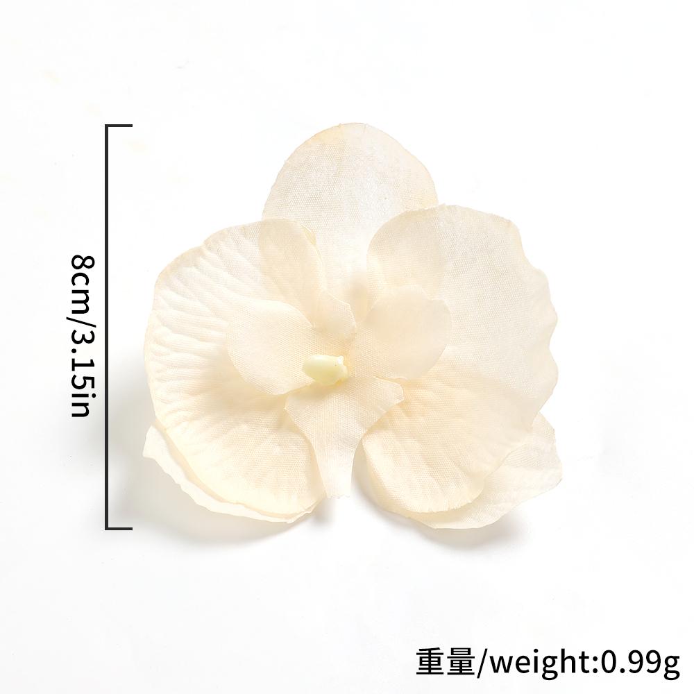 10Pcs Butterfly Orchid Artificial Flowers 8CM Fake Flowers For Home Decor Wedding Decorations Ornaments Garland Gift Accessories