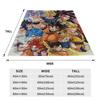 Dragon Ball Z Flannel Throw Blankets Japan Cartoon Blanket for Bedding Car Super Warm Bedspread