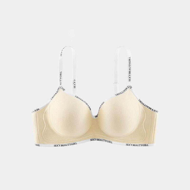 Reggiseno Push-Up Reggiseno Sexy da Donna Brassiere Senza Ferretto Intimo Senza Cuciture Comodo Ragazze Giovani Coppa Spessa Lingerie Coppa AB