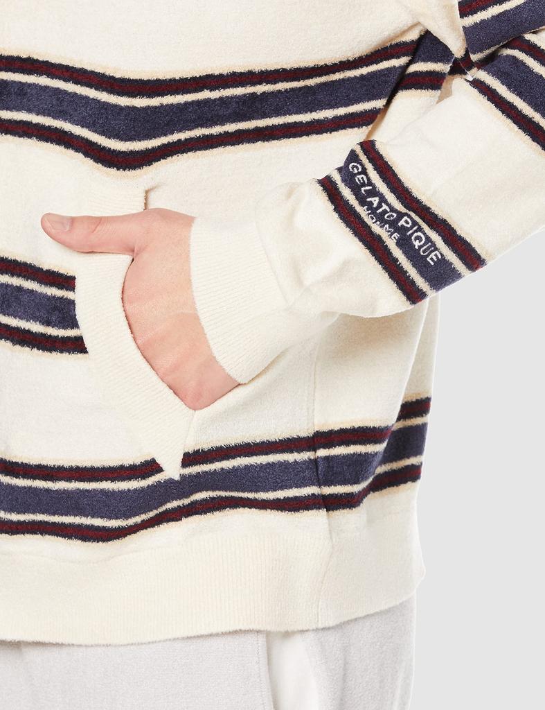 Gelato Pique HOMME Smoothie Light Border Parka PMNT221939 OWHT L Men's