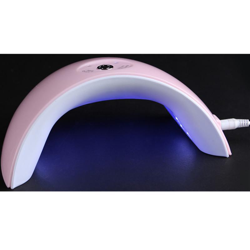 Lampe UV Mini LED 9W Pour Séchage Vernis à Ongles Gel - Nail Art - Fonctionne Sur Batterie - Neuf