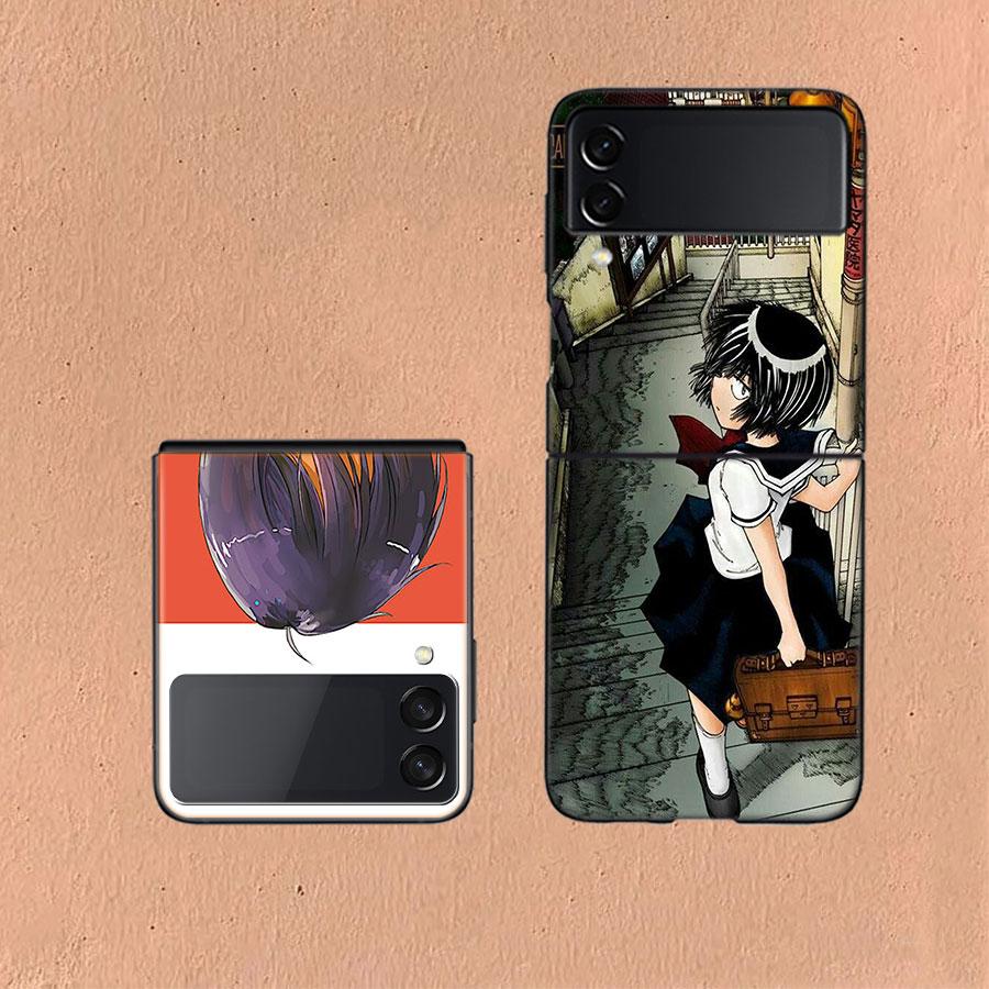 Urabe Mikoto Coque For Samsung Z Flip7 6 Galaxy Case Shockproof Z Flip5 Z Flip3 4 5G Hard Cover Phone TPU PC Hard Funda