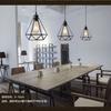 Industrial Pendant Light Led Adjustable Hanging Lamp Shade for Home Kitchen Metal Cage Pendant Lighting for Island Dining Room