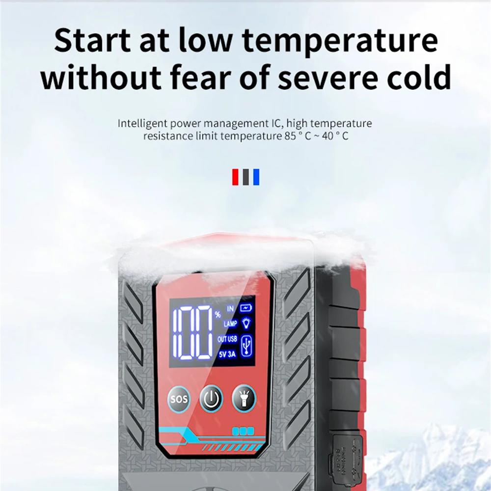 Portable Jump Starter 12V High-power Automobile Emergency Starting Power Supply