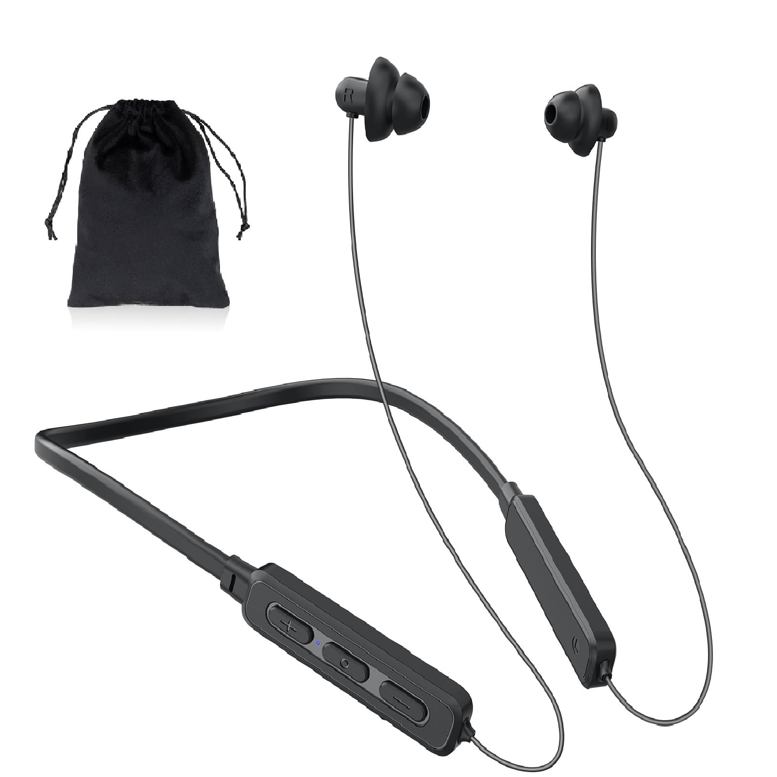

Parasom Sleep Headphones, Bluetooth 5.4, Wireless Neckband Sleep Earphones with Type-C Rechargeable Technology, Music Playback, Hands-Free Calling,