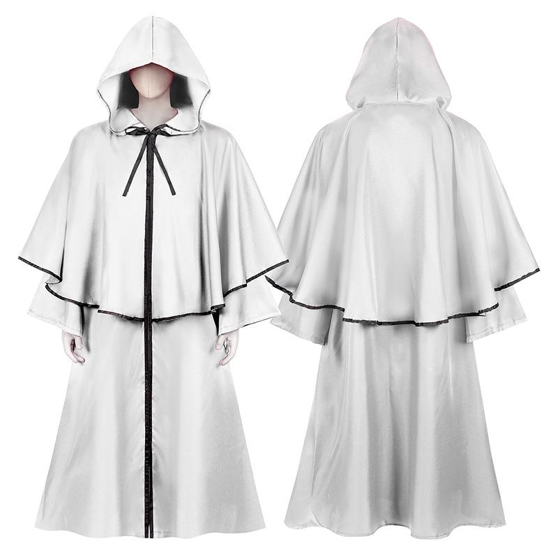 Płaszcz Czarodzieja Grim Reapera z Długim Rękawem i Kapturem - Kostium na Halloween i Cosplay