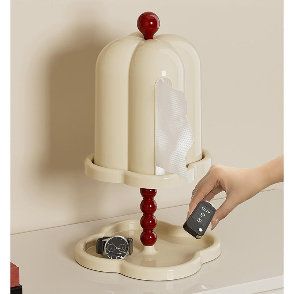 Elegant Tissue Storage Box Holder Rectangular Tissue Case Cover Organizers Portable for Home Decoration Accessory