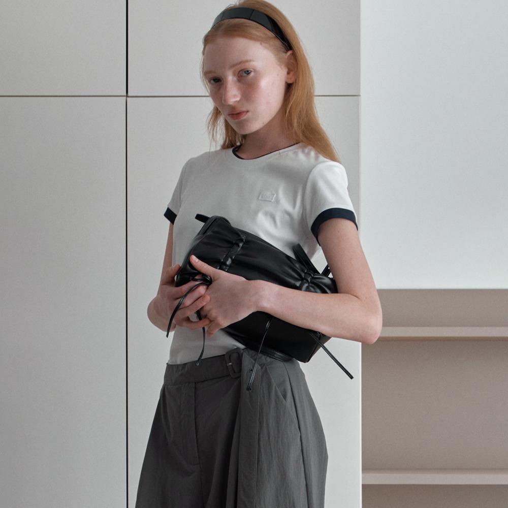 Elssibeui Lcve Label Ringer T-Shirts_White