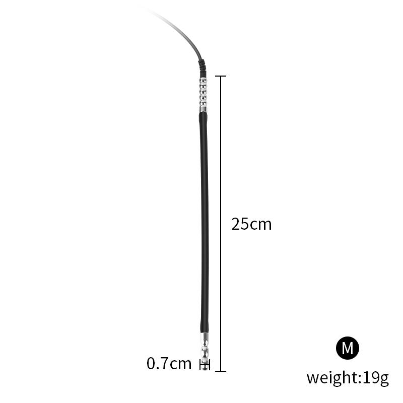 Electric Stimulation Urethral Sounding Kit – Metal Male Plug Dilator with Prostate Massage&Shock Function (Horse Eye Rod Design)