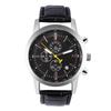 Fashionable Men Women Wristwatch Analog PU Band Wrist Watch(Brown)