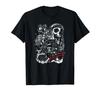 Disney Pirates of the Caribbean Jack Sparrow White Outline T-Shirt