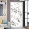 PVC Waterproof Door Sticker White Wood Self-adhesive Wallpaper Doors Renovation Living Room Bedroom Decor Peel and Stick Poster