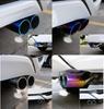 Toyota Town Ace Van S402M Tail Throat Stainless Steel Muffler Cutter Tail Throat Matte Black Car Exhaust Pipe