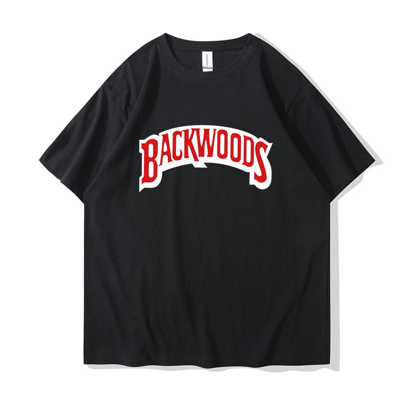 BACKWOODS T Shirts 2022 Brand New Men Short Sleeve Cotton T-Shirt Fashion Street Hip Hop Rock Streetwear Men Swag Tshirt