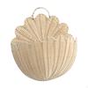 Faux Rattan Wall Hanging Storage Basket, Multipurpose Decorative Flower Handmade