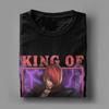 King of Fighters XV Unshackled Instinct Iori Yagami Unisex Tee Shirt Short Sleeve Crewneck TShirts 100 Cotton Plus Size Tops