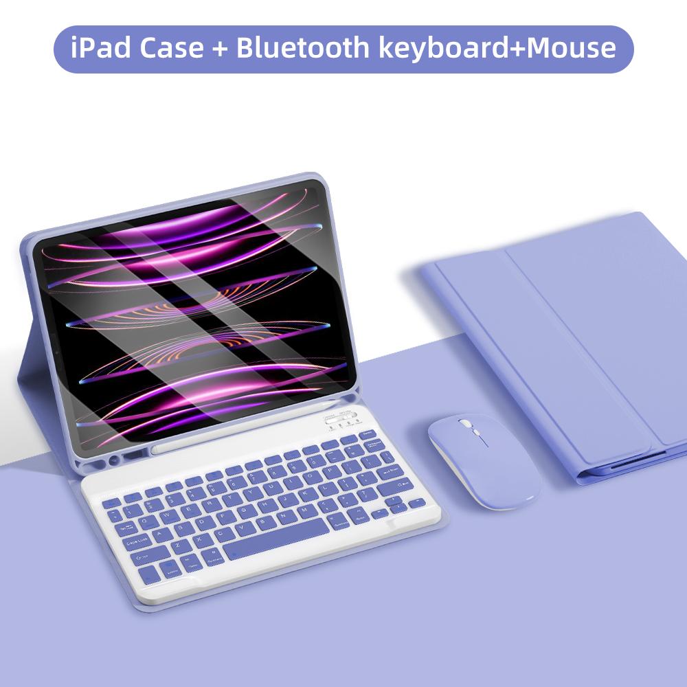 For iPad Keyboard Case For iPad iPad Air 11in 13in M2 M3 Pro 11in 13in M4 Pro 11 12.9 10.2 9/8/7th 10/11th 9.7 Air 3 2 Case