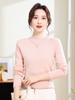 2024 Winter High Neck Knit Base Layer Sweater with Necklace