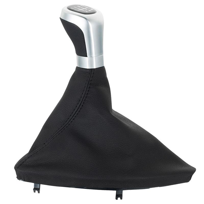 

Black Shift Knob For BMW Wear-resistant ABS And Leather Material Easy To Use No Deformation Car Interior Accessories
