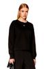 Sweatshirt Loose Fit D Logo A103930GRAC S Black 9XX (Diesel) Women's