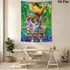 Digimon Ultimate Adventure Tapestry Background Cloth Fashion Print Homestay Soft Decoration Tapestry Background Cloth Soft