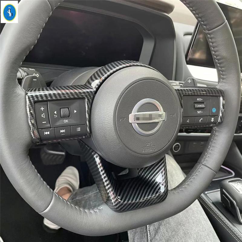 For Nissan X-Trail X Trail / Rogue T33  - 2025 Carbon Fiber Car Window Glass Lift / Gear Shift Box Cover Trim Accessories