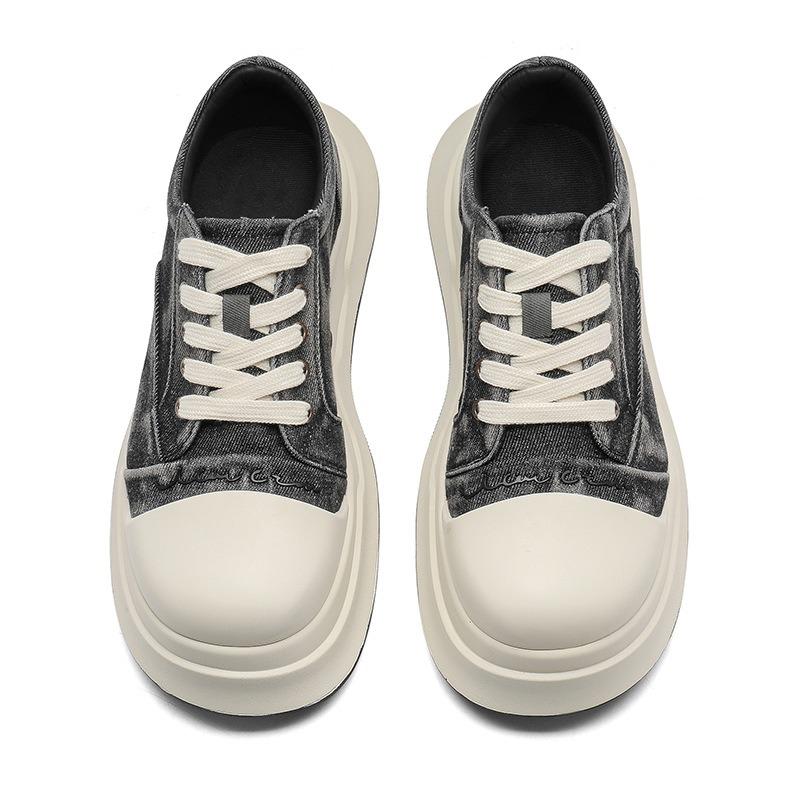 

19078 Mickey tide brand ugly cute big head shoes platform heightening shoes new summer versatile couples casual 44 [male size]