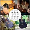 6pcs Guitar Tuning Pegs 3R 3L Semiclosed String Tuners Machine Head Professional Parts