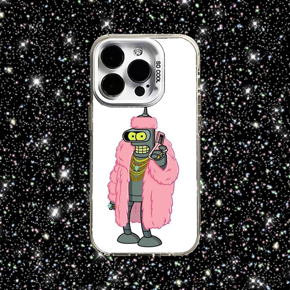 Cartoon F-Futura-mas Phone Case For iPhone 16,15,14,13,12,11,Pro,XS,Max,Plus,Mini,SE White Candy Matte Shockproof Cover