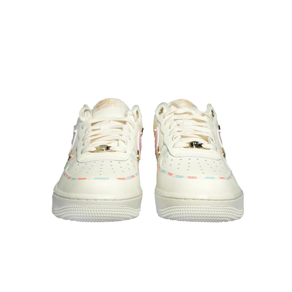 Nike Air Force 1 Low top Pantofi de Skateboard Femei Alb Auriu FV3654-111(Echipa1114-)