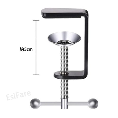 EsiFare Clamps (Set of 2) Woodworking Clamps, C-Shaped Clamps, 50mm Adjustable, Tabletop C-Clamps, Small Clamps, C-Shaped Hanging Clamps, Maximum Open