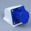 Easy Install 220V 16A 3 Pin Industrial Waterproof Plug Socket Durable Power Connector for Caravan Trailer Motorhome
