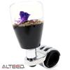 Autoland Underwater Flower Handle Spinner Car Steering Spinner Knob Real Orchid Flower Artwork Purple