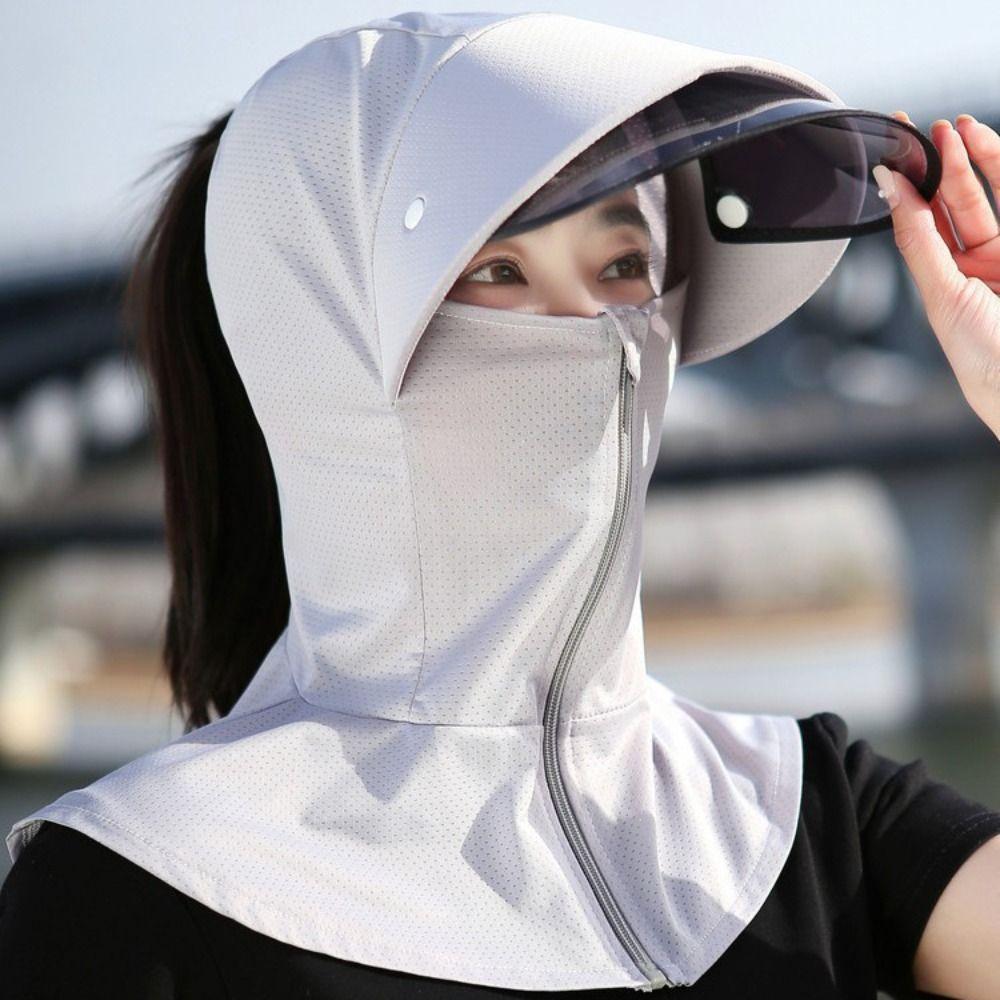 Face Cover Female Sunshade Hat Neck Guard Summer UV Protection Cap Fashion Women Sun Hat  Hiking