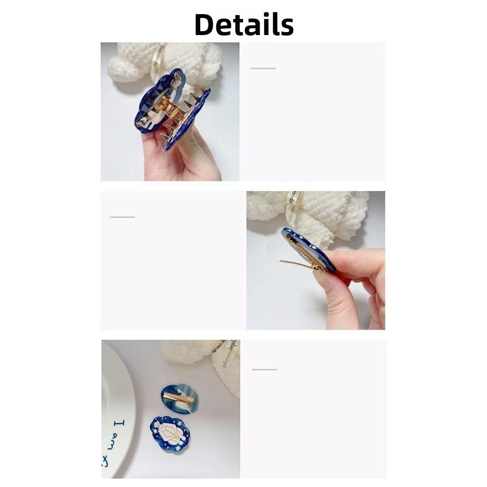 Ocean Mermaid Hair Claw Clips Funny Women Accessories Cute Acetate Shark Hairpin Jewelry Gift