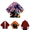 Haori Kimono Robe Cappotto Top Cosplay Anime Demon Slayer Kimetsu No Yaiba di Qualità Premium in Colori Vivaci