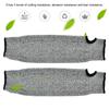 1 Pair Arm Protective Cut Resistant Anti Abrasion Long Sleeve Work Gloves (45cm)