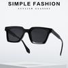 Ochelari de Soare Dublu Culoare cu Brațe Stripate Vintage Protecție UV400 Ochelari Trendy de Designer pentru Femei